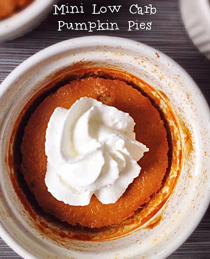 Mini Low Carb Pumpkin Pie Recipe