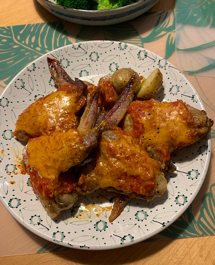 Chicken Wing Pizza
