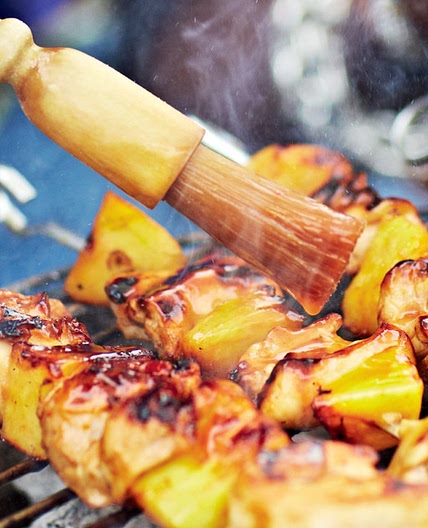 Roasted Pineapple Chicken with a Sweet Chilli Glaze