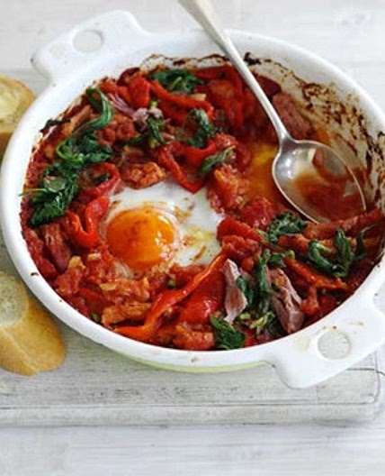 Baked eggs