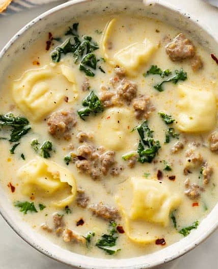 Sausage Tortellini Soup