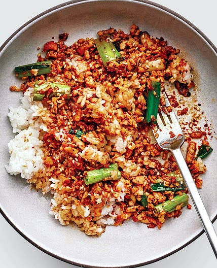 Soy and Scallion Tofu Bowl