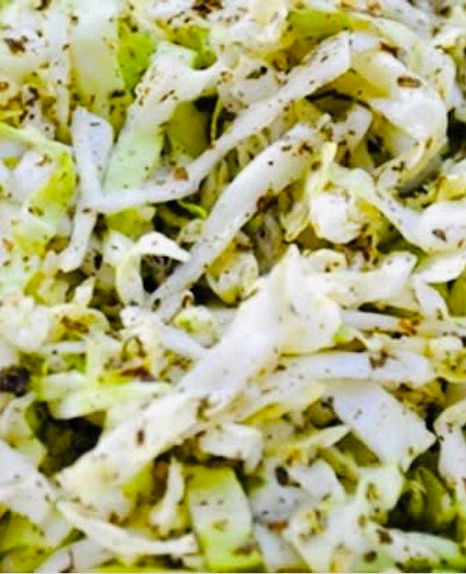 Cabbage and dried Mint Salad