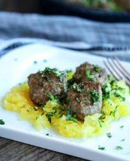 Lamb Meatballs with Mint Gremolata - Keto