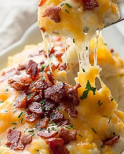 Loaded Cauliflower (low carb, keto) recipes