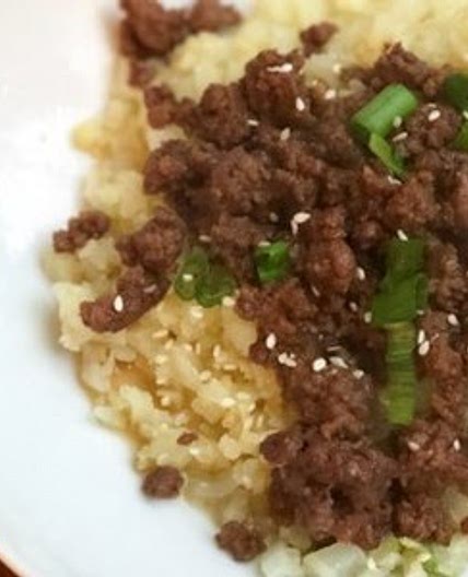 Easy Keto Korean Beef with Cauli Rice