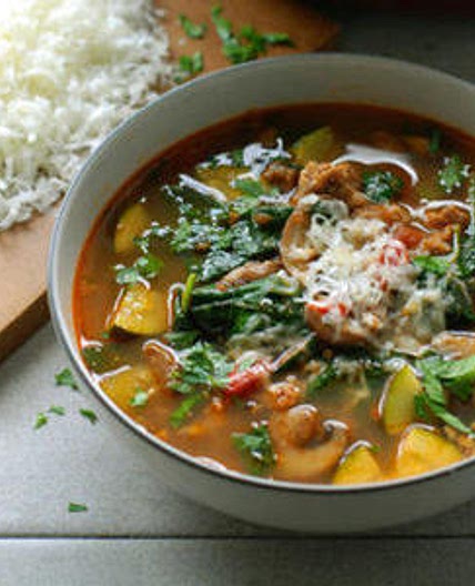 30-Minute Keto Minestrone Soup with Italia