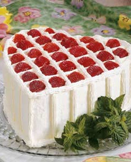 Chocolate Chiffon Valentine Cake