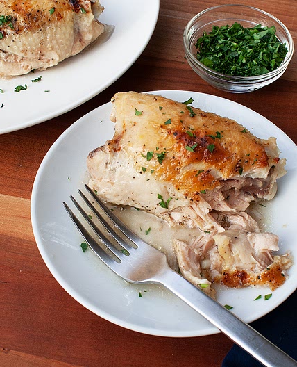 White Wine Braised Chicken Thighs