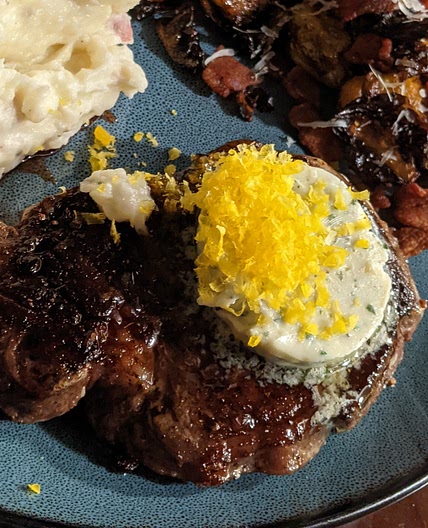 Compound Butter - Garlic, Lemon, Parsley