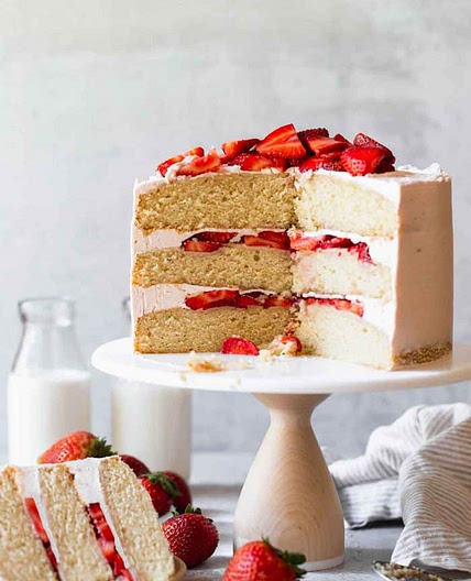 Strawberry Shortcake Cake