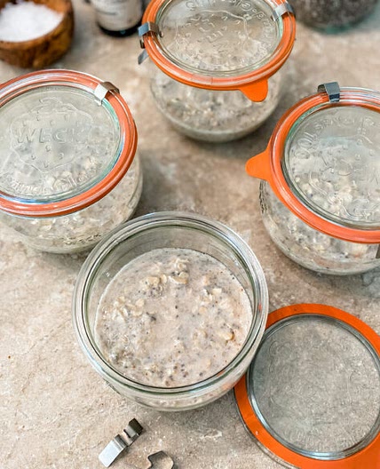 Fruit Meal Prep Overnight Oats
