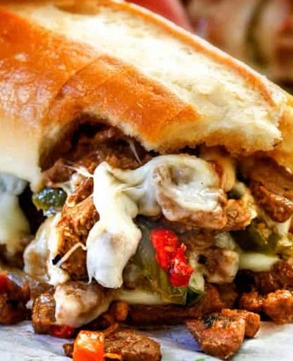 Auntie’s Carne Asada Steak and Cheese Sub