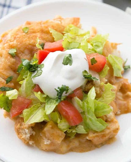 BISQUICK CHICKEN ENCHILADA BAKE