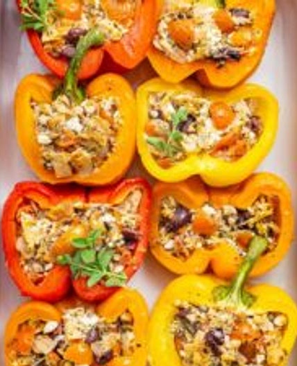 Tuna Stuffed Bell Peppers