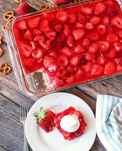 Strawberry Pretzel Salad