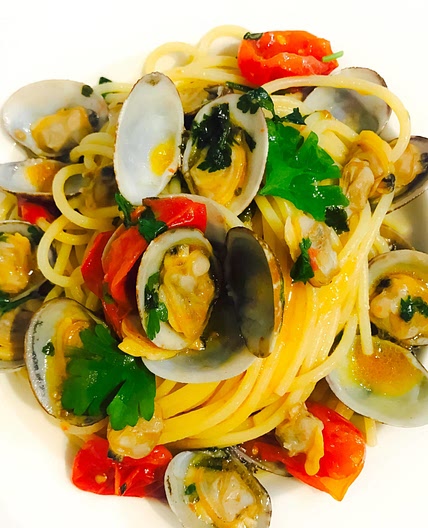 Les Spaghetti à la vongole de Fabio
