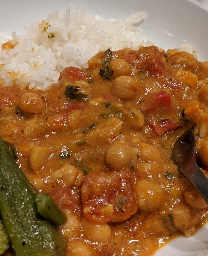 Curry chickpeas