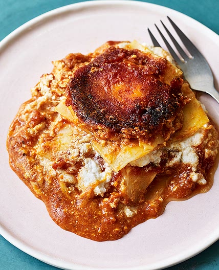 Lasagne in a mug