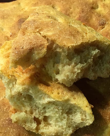 Focaccia con patate lesse