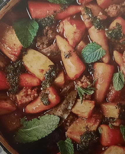 One-Pot Minty Lamb & Potato Stew