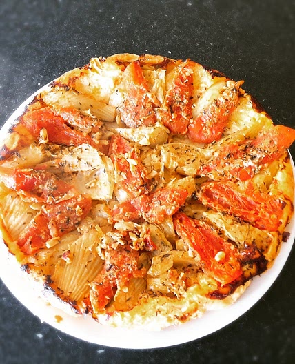 Tarte fenouil, tomates et olives (A Essayer)