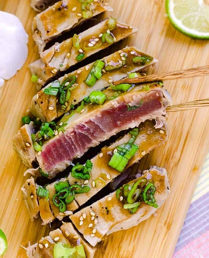 Hawaiian Glazed Seared Ahi Tuna