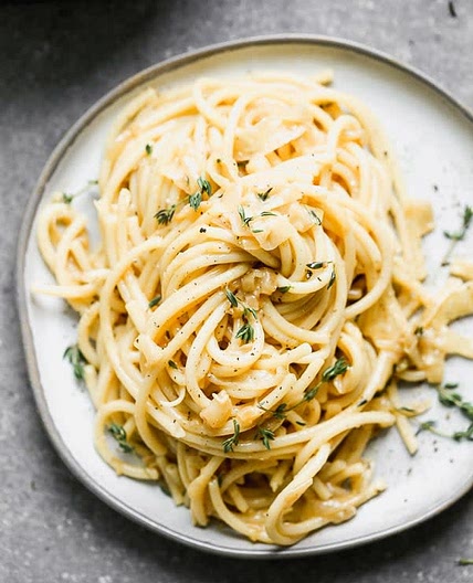 Spaghettis au parmesan et à l'armagnac (by Fab)