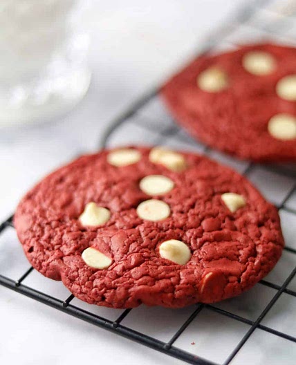 Perfect Red Velvet Cookies Using Cake Mix