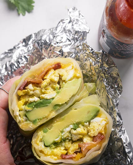 Low Carb Breakfast Burritos