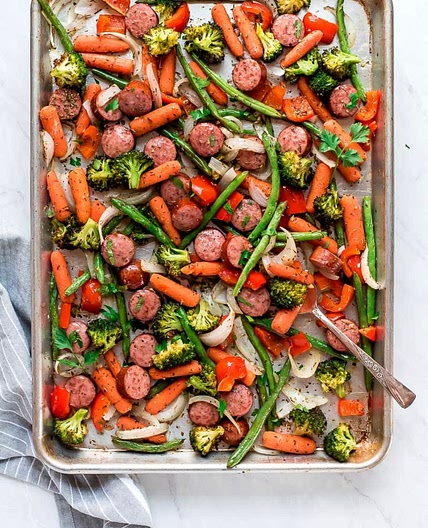 Pan sheet veggies