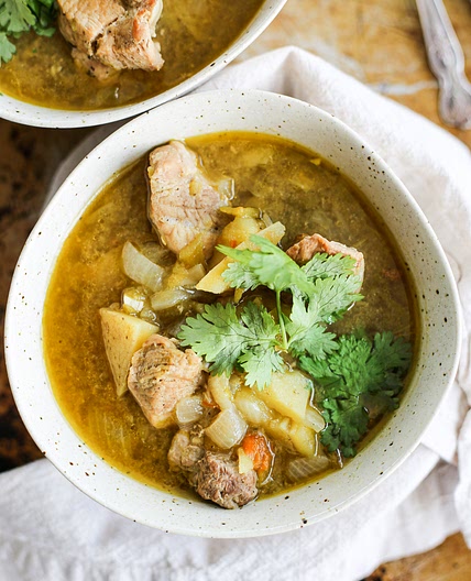5 Ingredient InstantPot Green Chile Stew