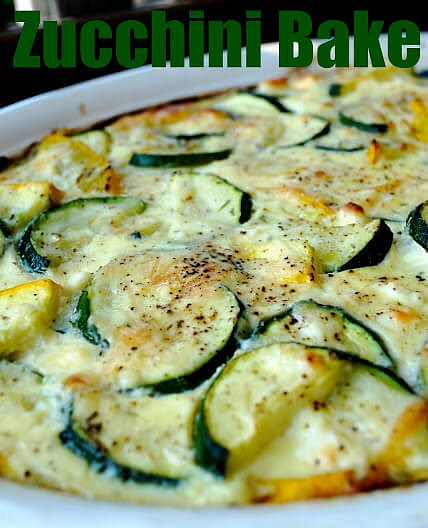 Baked Zucchini with Feta and Parmesan