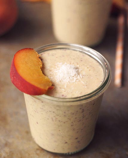 Peaches and Cream Smoothie (Vegan)