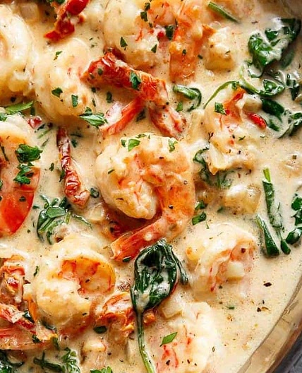 Garlic Tuscan Shrimp