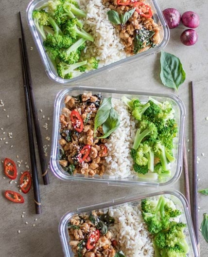 Thai Basil Chicken Meal Prep