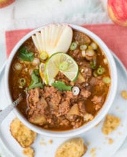 Slow Cooker Paleo Turkey Apple Chili (+ 30-Minute Stovetop Option)