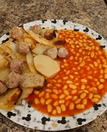 Sausage and potato pie