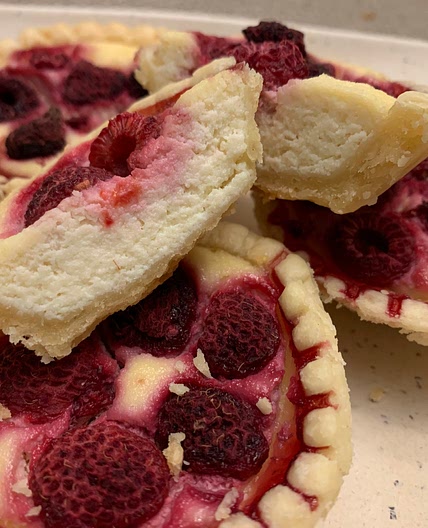 Ricotta tarts (raspberry, improved)