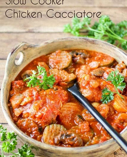 Slow Cooker Chicken Cacciatore