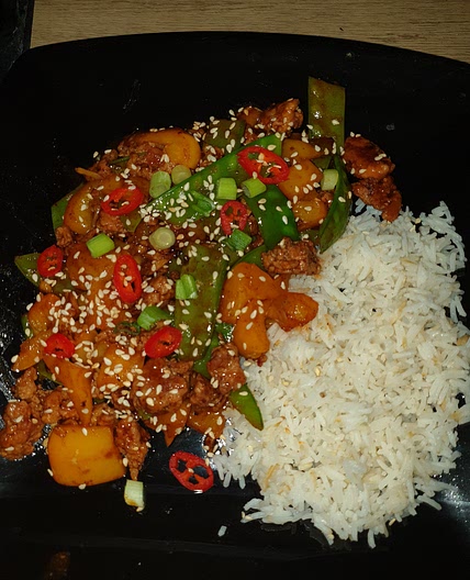 Sweet and sticky pork!