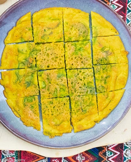 Vegan Thai Omelet | Kai Jeow Cha Om