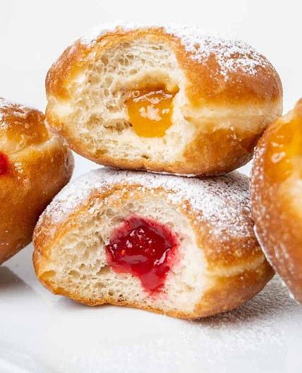 Vegan Jam Doughnuts