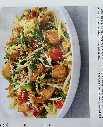 Tofu and Vegetable Salad