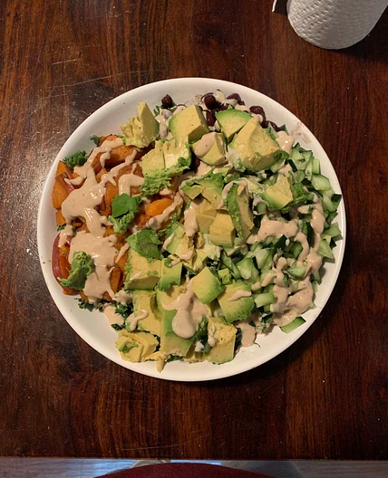 Tahini Veggie Bowl