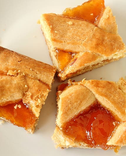 Russian Pirog with Apricot Preserves