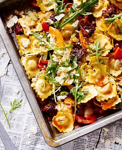 Ravioli vom Blech