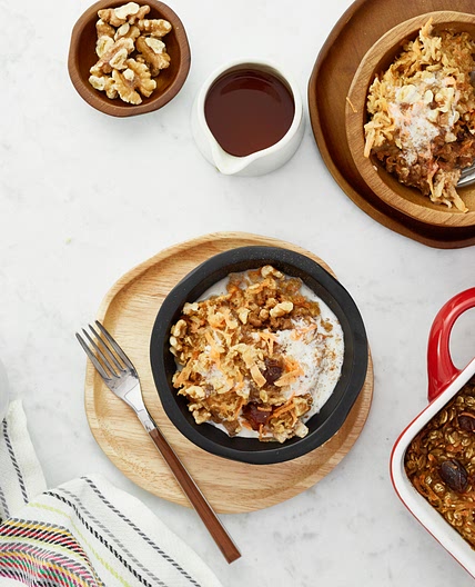 Heavenly Carrot Cake Baked Oatmeal
