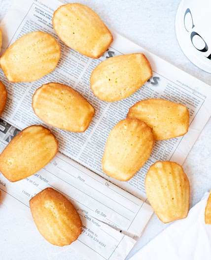 Keto Madeleine Cookies