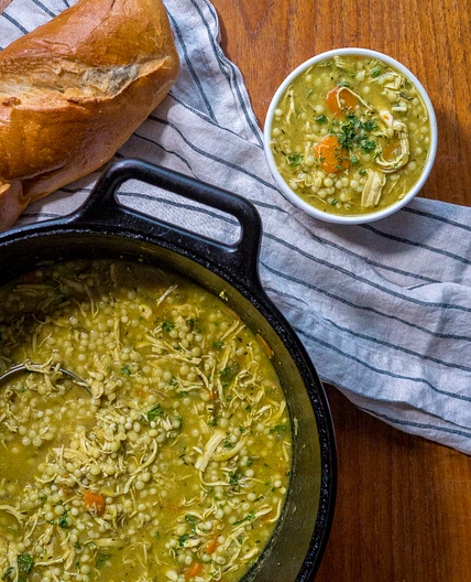 'Cold Fighter' Chicken Couscous Soup